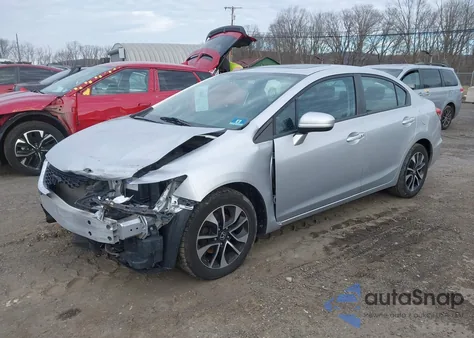 2015 Honda Civic Ex from USA, damaged, VIN 19XFB2F83FE043518